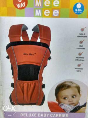 Mee Mee Baby carrier used only one time urgent sale