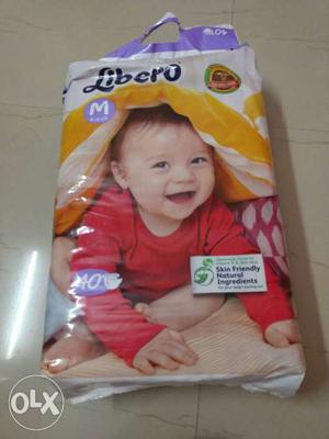 New DIAPERS(M)20%OFF Pack of 40 MRP 469 LIBERO
