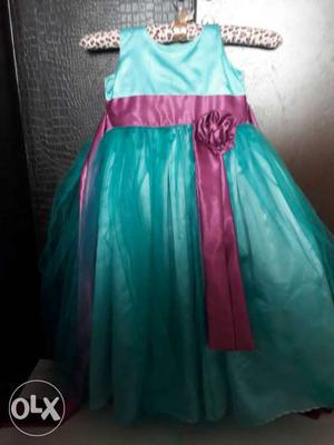 Party dress for girls 4-6 yrs.Had customized and