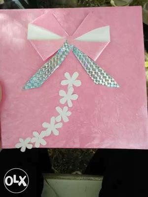 Pink And White Gift Box