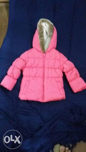 Pink color winter west for girls age 2-3yrs