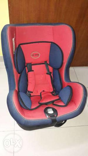 Red And Blue Toddler's Car Seat