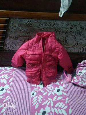 Red Full-zip Jacket