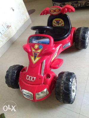 Toddler's Black And Red Ride-on ATV