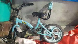 Toddler's Blue And Black Bicycle
