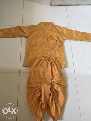 Toddlers functional dhoti dress never worn this