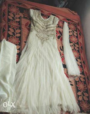 Bought this beautiful white full length gown for