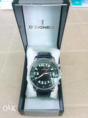D'SIGNER watch. With box and warranty card.