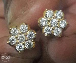 Diamond earrings real