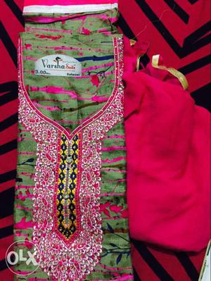 Green And Pink Floral Varsha Clothing