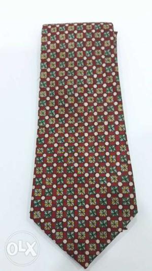 Green,red And Brown Necktie -- Each one Rs. 125