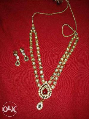 Jewelry set sparingly used