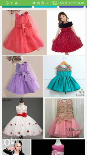 Need partywear frocks for .aged girls