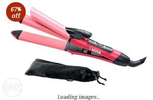 New pack hair straightener and roller 2 in 1