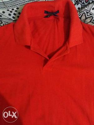 Red Colour POLO T-shirt