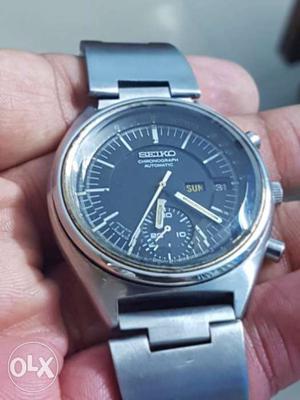 Seiko cronograph baby jumbo automatic watch