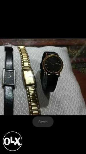 Three watches for 850/- each. All 3 for /-.