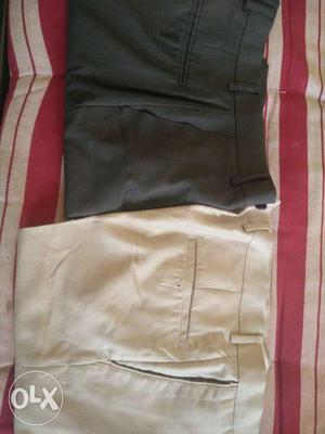 Two Brown And Grey formal pant