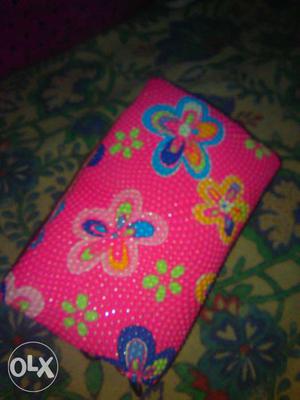 Women's Pink, Blue, And Yellow Floral Wallet