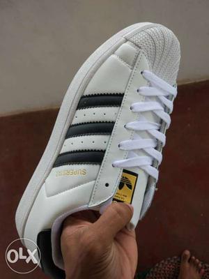 Addidas white Superstar size 10 available