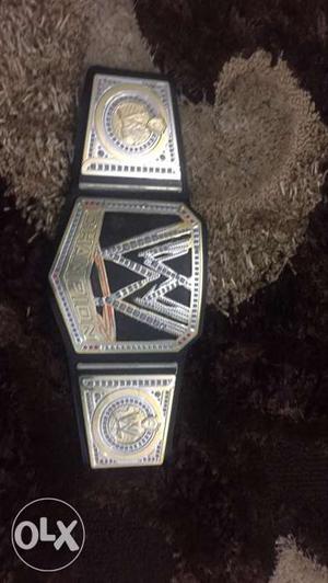 Black And Silver WWE Champion Belt