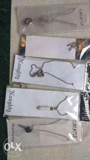 Chain with pendants at 99/- each..