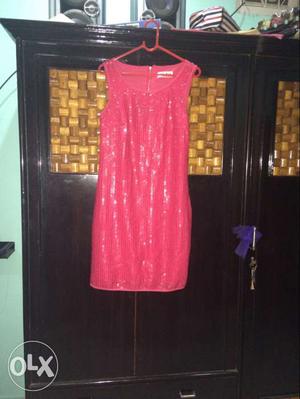 Forever new sequinned dress in pink