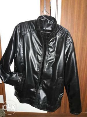 Leather Jacket black colour new great quality