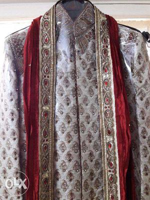 Men's Sherwani with Juti (Shoes)