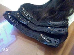 Natural Human Hair Clip on Extension