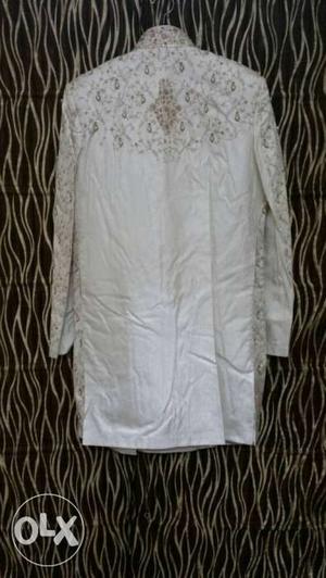 New pure silk wedding Sherwani size  for sale