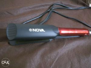 Nova temperature control hair straightener for