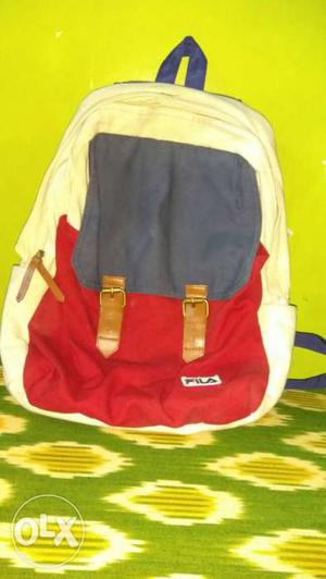 Original FILA canvas bagpack in mint condition!