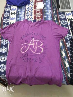 Purple AB Print Shirt