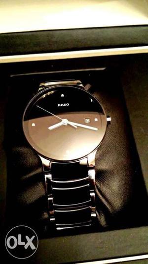 Rado Centrix (Diamonds) Men's Wrist Watch - Black