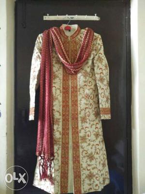 Set of sherwani with attractive look for wedding.