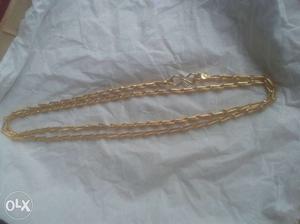 Wheat shape goldplated chain..