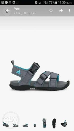 Addidas un used sandals 6 inch