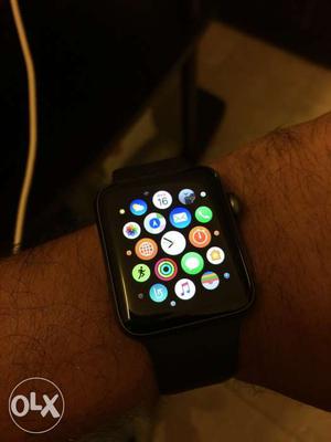 Apple Watch Series 2, Space Grey Aluminium, Black