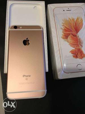 Apple iphone 6s rose gold with 12 month india warranty