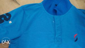 Blue Turtle Neck Shirt