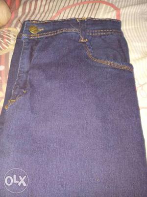 Blue Washed Pants 40 size