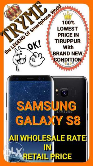 Brand New Condition S8 Samsung Galaxy Dual Sim