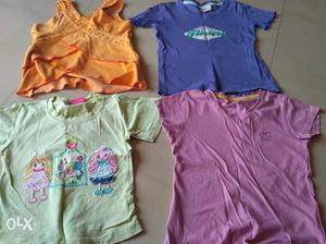 Branded T shirts for 5 yr girl