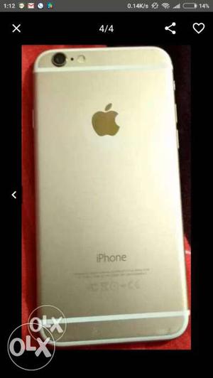 Buy an iphone6 64 GB gold very good condition.