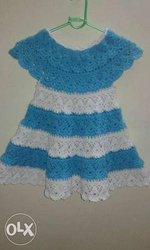 Crochet baby frock