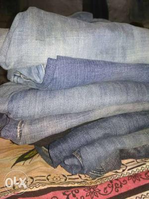Gray Denim Textiles Lot size 34