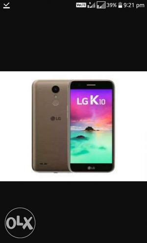 LG K  One month used Bill box charger