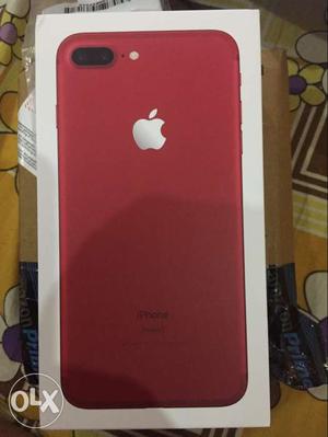 One day old phone. iPhone 7 plus 128 Gb Red color