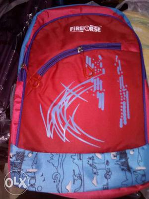 Red And Black FireHorse Backpack
